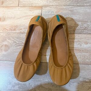 Tieks Camel Leather Ballet Flats